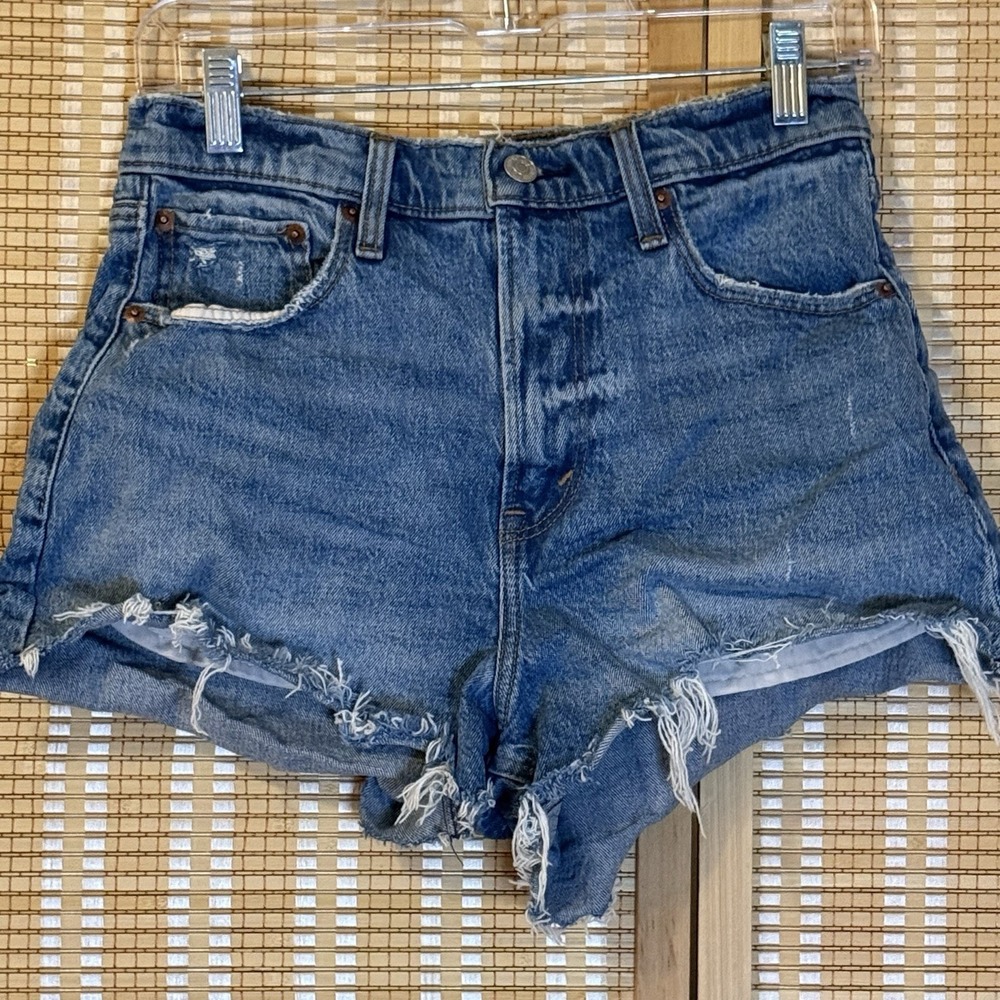 Abercrombie &Finch Womens 28/6 Shorts High Rise Cut Off Distressed Daisy Dukes